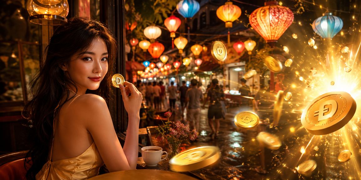Người dùng tại Hà Nội ngồi cà phê kiểm tra giao dịch thanh toán trực tuyến trên điện thoại