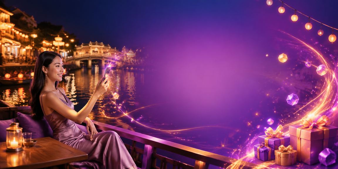Người dùng Hội An chơi casino trực tuyến trên điện thoại bên tách cà phê sáng