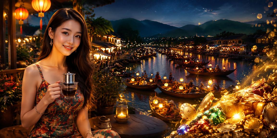 Người dùng tại Sa Pa ngồi uống cà phê và xem kèo cược thể thao trên ứng dụng di động